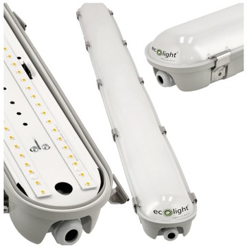 Oprawa oświetleniowa LED warsztatowa Ecolight 50W 4000K 6500lm 115 cm IP65