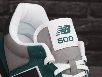 Buty sneakersy męskie sportowe New Balance ZIELONY SZARY