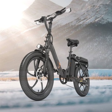 CHEEVALRY C20 складной электрический велосипед 500 Вт 15 Ач 35 км/ч 20 дюймов Женский/мужской