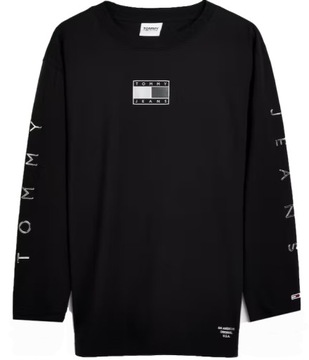BLUZKA TOMMY HILFIGER DŁ. RĘKAW DM0DM12115BDS r.L