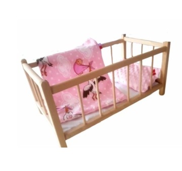 Куколка 45 см, одежда тёмно-розовая.