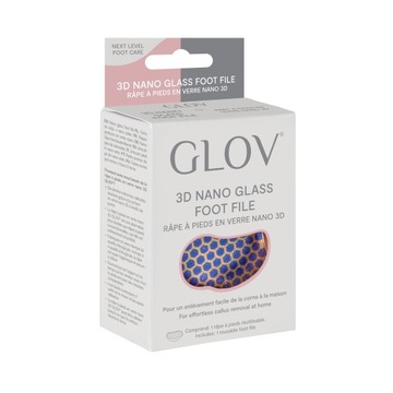 GLOV Pumeks tarka do stóp z nano szkła różowa – usuwa zrogowaciały naskórek