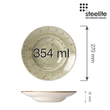 Miska Nouveau Craft Green 270 mm