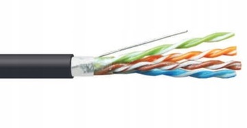 Kabel żelowany F/UTPw kat.5e 4x2x0,5 1mb