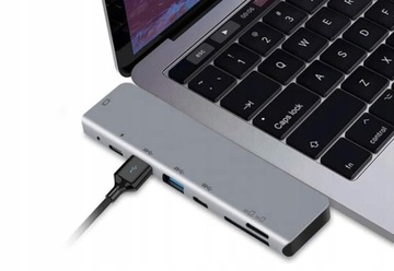 HUB USB-C Адаптер HDMI 4k Micro SD PD 87 Вт MacBook