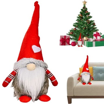 SKRZAT MIKOŁAJ GNOM ŚWIĄTECZNY NA PREZENT ŚWIĘTA BOŻE NARODZENIE STOJĄCY