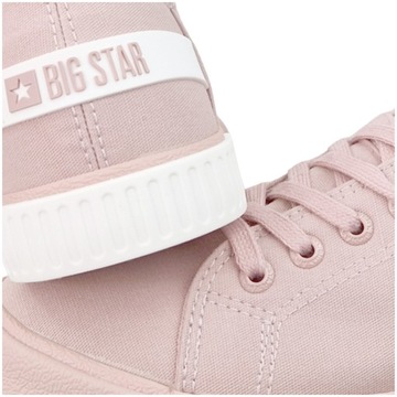 trampki damskie BIG STAR różowe buty LL274040 37
