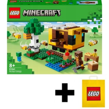 LEGO MINECRAFT PSZCZELI UL ZESTAW 21241 + TORBA NA PREZENT