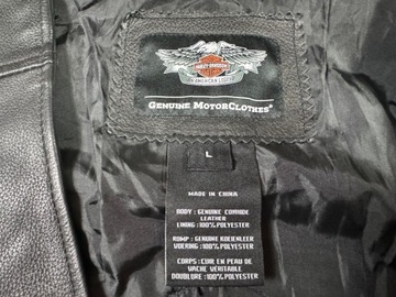 ЖИЛЕТ МУЖСКОЙ HARLEY DAVIDSON 100% КОЖА, РАЗМЕР L
