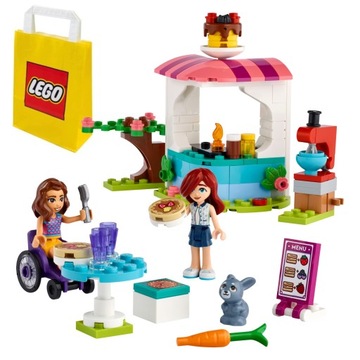 PREZENT LEGO DLA 6, 7 LATKI Klocki Friends 41753 Naleśnikarnia + TORBA