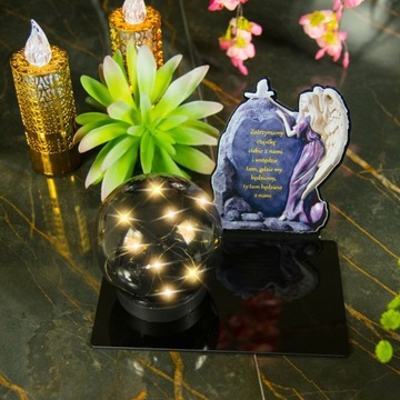 СОЛНЕЧНАЯ СВЕТОДИОДНАЯ ГРАФИКА, БОЛЬШАЯ СТАТУЭТКА ДЛЯ КЛАДБИЩА, МОГИЛЫ