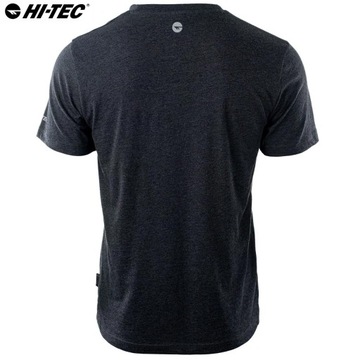 Koszulka Męska HI-TEC PLAIN T-Shirt Podkoszulek Limitowana Bawełniana L