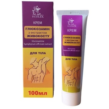 EKOLEK KREM DO CIAŁA GLUKOZAMINA ŻYWOKOST 100ml