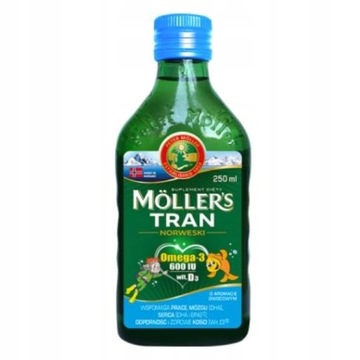 MOLLERS tran norweski owocowy Omega 3 250 ml