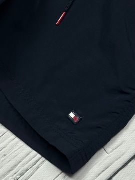 TOMMY HILFIGER Spodenki Szorty Kąpielowe Plażowe Męskie Slim Fit Logo r. S