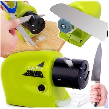 PRZENOŚNA OSTRZAŁKA DO NOŻY NOŻYCZEK NA BATERIE