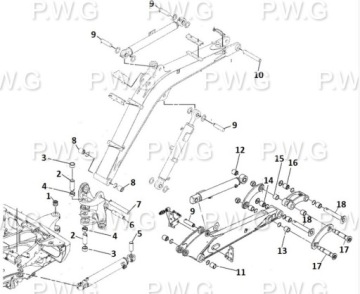ШТИФТЫ + ВТУЛКИ CAT 301.7D