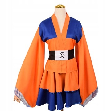 Naruto Uzumaki Naruto strój cosplay kimono 3XL