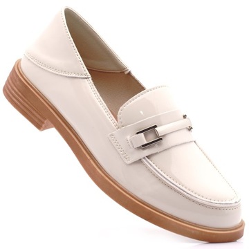 VINCEZA DAMSKIE MOKASYNY PÓŁBUTY SKÓRA 58233 37