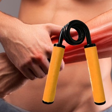 Wzmacniacz do ściskania nadgarstka, palec pomarańczowy 150LB