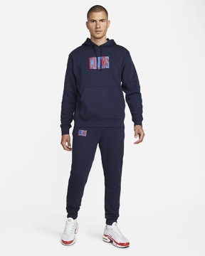 Męska bluza z kapturem Nike FC Barcelona Hoodie M granatowa sportowa