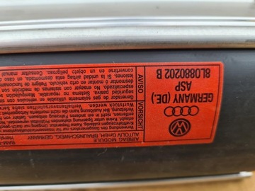 ПОДУШКА БЕЗОПАСНОСТИ ПАССАЖИРА + КРЫШКА ПОДУШКИ БЕЗОПАСНОСТИ AUDI A3 8L СЕРАЯ ПОДУШКА БЕЗОПАСНОСТИ