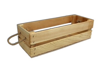 Korytko drewniane na kwiaty dł 40 cm