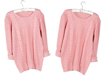 062 Теплый свитер Жемчужный жемчужный