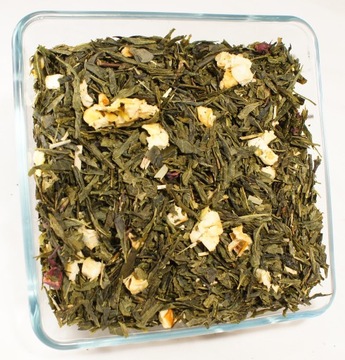 Herbata zielona SENCHA ŻEŃSZEŃ+CYTRYNA 250g