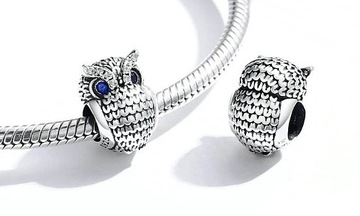 ПОДВЕСКИ СОВА КУЛОН WISE OWL ЦИРКОНИЙ