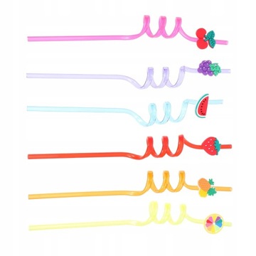 Фруктовые трубочки Curly Party, 12 шт.