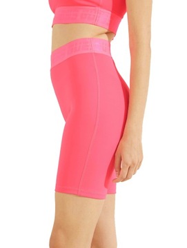 GUESS DÁMSKE LEGINSY CYKLISTIKA AILEEN PINK NEON rM