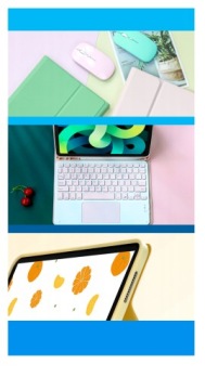 Чехол с магнитным тачпадом KEYBOARD для iPad 7/8/9 10.2