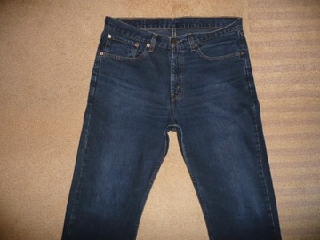 Spodnie dżinsy LEVIS 751 W33/L30=44,5/105cm jeansy