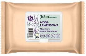 Luba nawilżający papier toaletowy z wodą lawendową 50szt