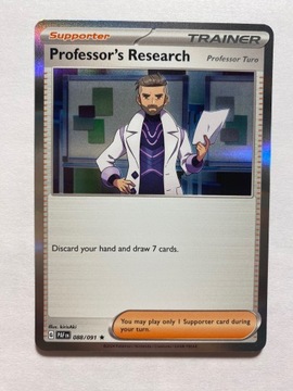 Pokemon Paldean Fates Holo 088/091 Professor's Research