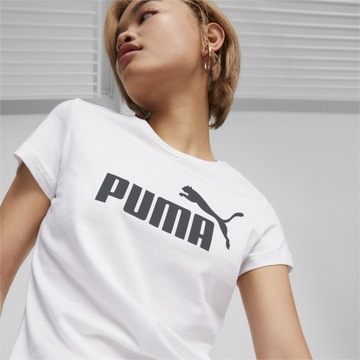 PUMA KOSZULKA DAMSKA SPORTOWA T-SHIRT BAWEŁNIANA Z NADRUKIEM LOGO r. XXL