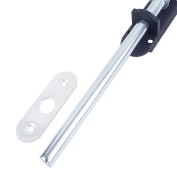 ПРУЖИННЫЙ КЛАПАН 500мм УЗКИЙ ЗАМОК ДЛИННЫЙ КЛАПАН ГАРАЖНЫХ ВОРОТ ЧЕРНЫЙ