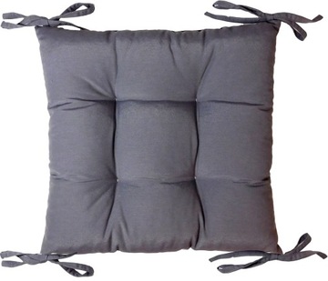 PODUSZKA NA TABORET KRZESŁO Z 4 TROCZKAMI 40X40 cm - kolory do wyboru