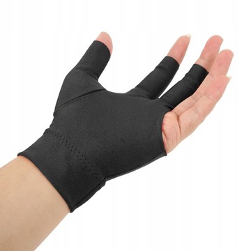 RĘKAWICE BILARDOWE Z OTWARTYMI PALCAMI