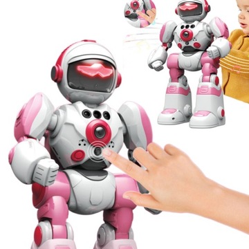 Программируемый музыкальный танцующий игрушечный робот - Pink Warrior