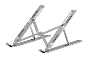 АЛЮМИНИЕВАЯ РЕГУЛИРУЕМАЯ СКЛАДНАЯ ПОДСТАВКА ДЛЯ НОУТБУКА 10–15,6