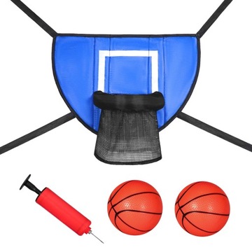 Mini kosz do koszykówki na trampolinę z obudową Uniwersalna piłka do koszykówki