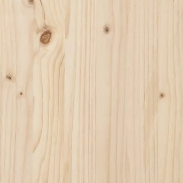 vidaXL Podnóżek ogrodowy z poduszką, lite drewno