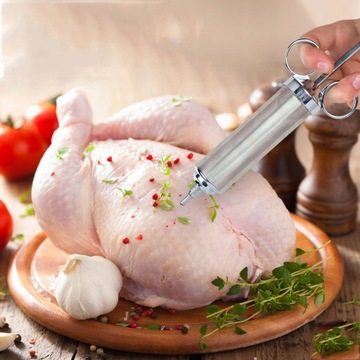 ШПРИЦ ДЛЯ МЯСА ДЛЯ МАРИНОВАНИЯ С 3 ИГЛАМИ