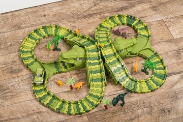 МЕГА ГОНОЧНАЯ ТРЕК XXXL ДИНОЗАВР ДИНОПАРК 200 ЭЛ.