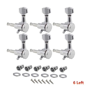 6 левый линейный колок для настройки электрогитары, запечатанный