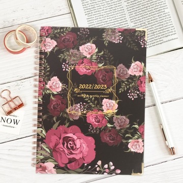 Cotygodniowe notesy do planowania celów spiralnych