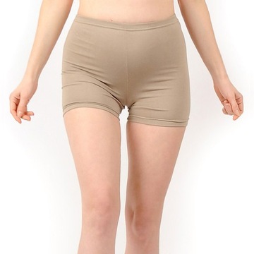 Krótkie spodenki Kolarki bawełniane Polskie legginsy Szorty BEŻOWE 3XL