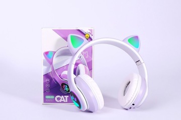 БЕСПРОВОДНЫЕ НАУШНИКИ ДЛЯ ДЕТЕЙ НАУШНИКИ CAT EAR ДЛЯ ДЕВОЧКИ